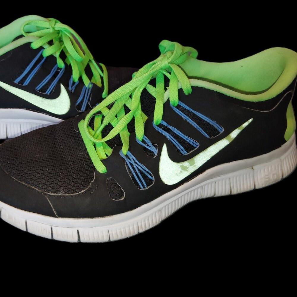 NIKE FREE 5.0 RUNNING SHOES CROSS FIT GYM SNEAKERS 580591-034-WOMENS SIZE 9.5